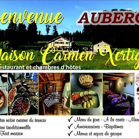 Maison Carmen - Restaurant , Meuble De Tourisme, Appartements Xertigny Экстерьер фото